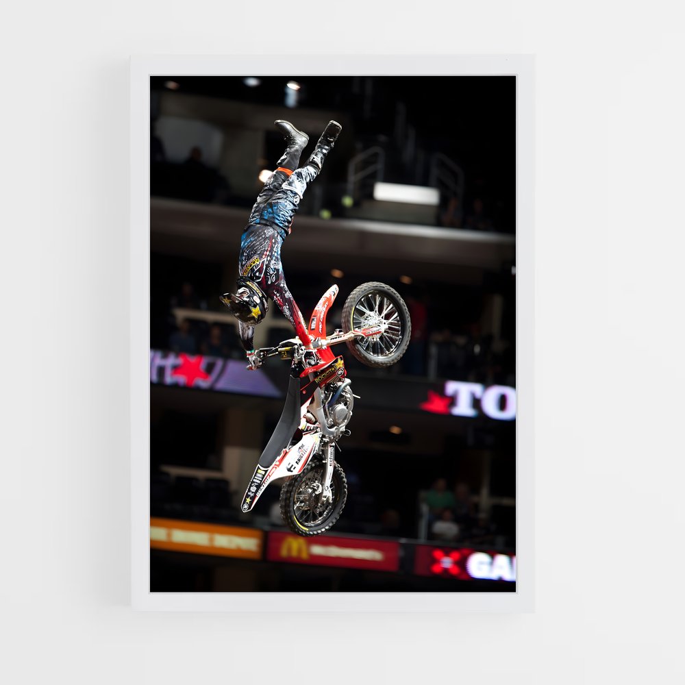 Poster Freestyle Motocross – affiche Motocross freestyle (vue 3)